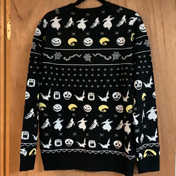 TEMPORARILY UNAVAILABLE. DISNEY HOT TOPIC NBC Jack Fair Isle SWEATER! - Picture 5 of 8